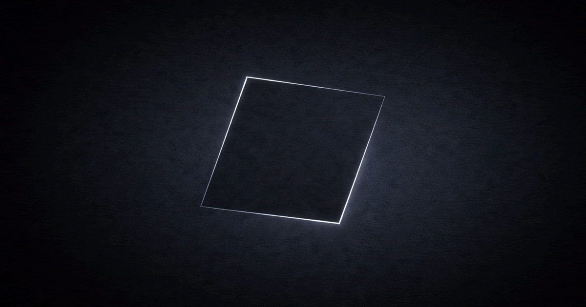 わずかに歪んだ形が配置され、不安や不均衡を象徴する抽象的なイラスト