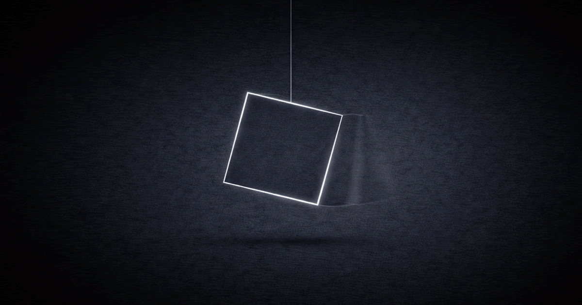 わずかに揺れる形によって、不確かさと不安定さを象徴する抽象的なイラスト