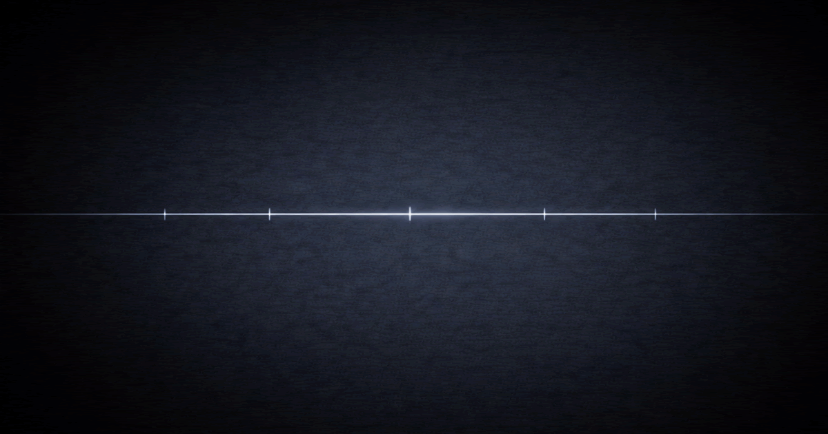 時間の流れに節目が刻まれ、区切りの年を象徴する抽象的なイラスト