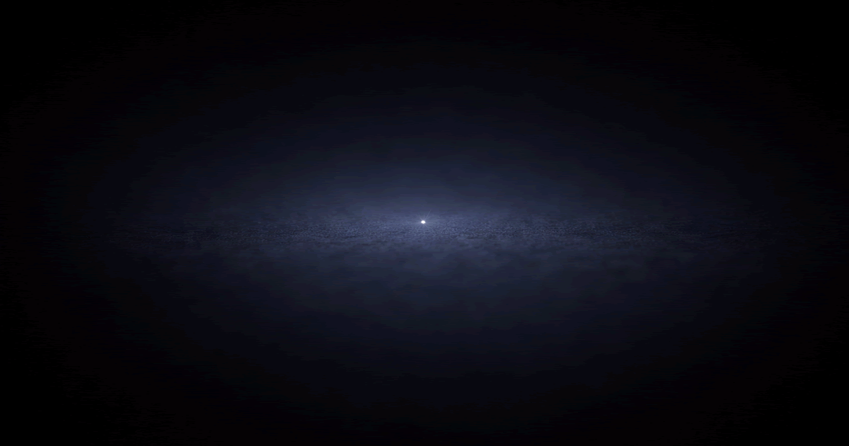 自分だけが注目されていると感じてしまう心理を表した抽象的なイメージ